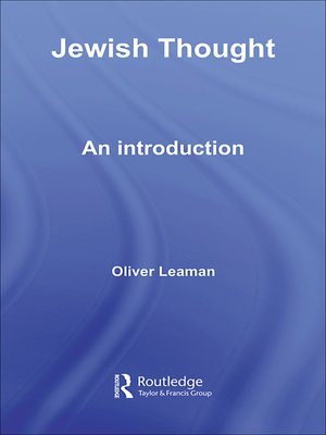cover image of Jewish Thought